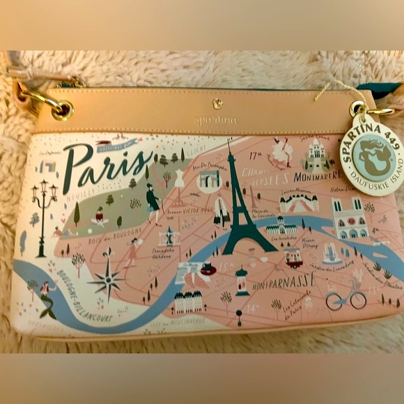 NWT Spartina 449 Paris Crossbody Purse - Picture 10 of 10